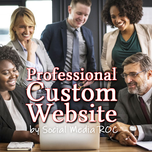 Professional custom designed business website